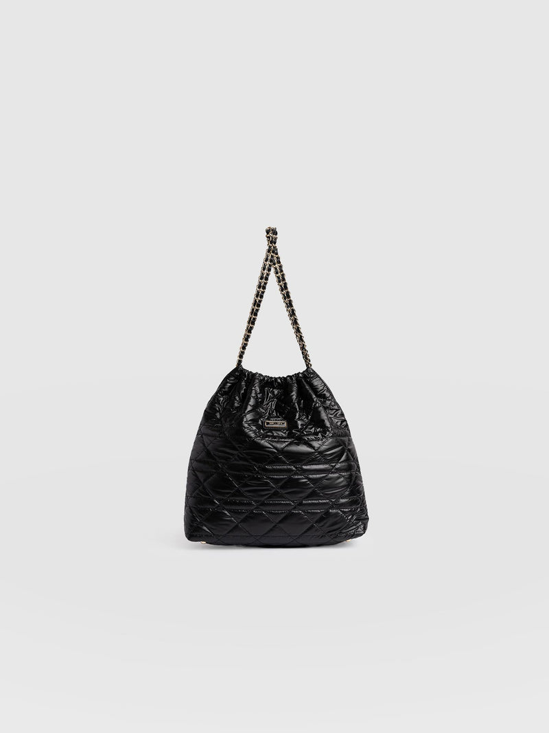 Camilla Drawstring Tote Bag Black - Women's Bags | Saint + Sofia® US