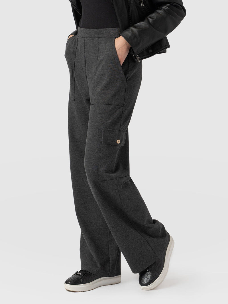 Cargo Chelsea Pant Charcoal - Women's Pants | Saint + Sofia® USA