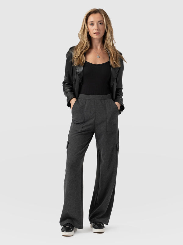 Cargo Chelsea Pant Charcoal - Women's Pants | Saint + Sofia® USA