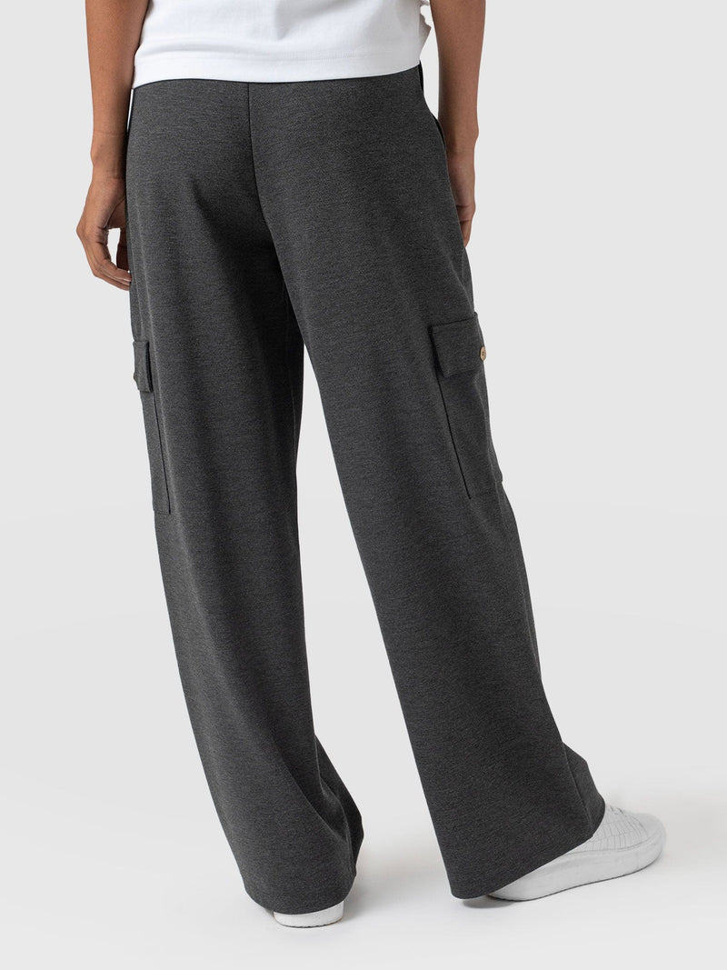 Cargo Chelsea Wide Leg Pant Charcoal  - Women's Pants | Saint + Sofia® US