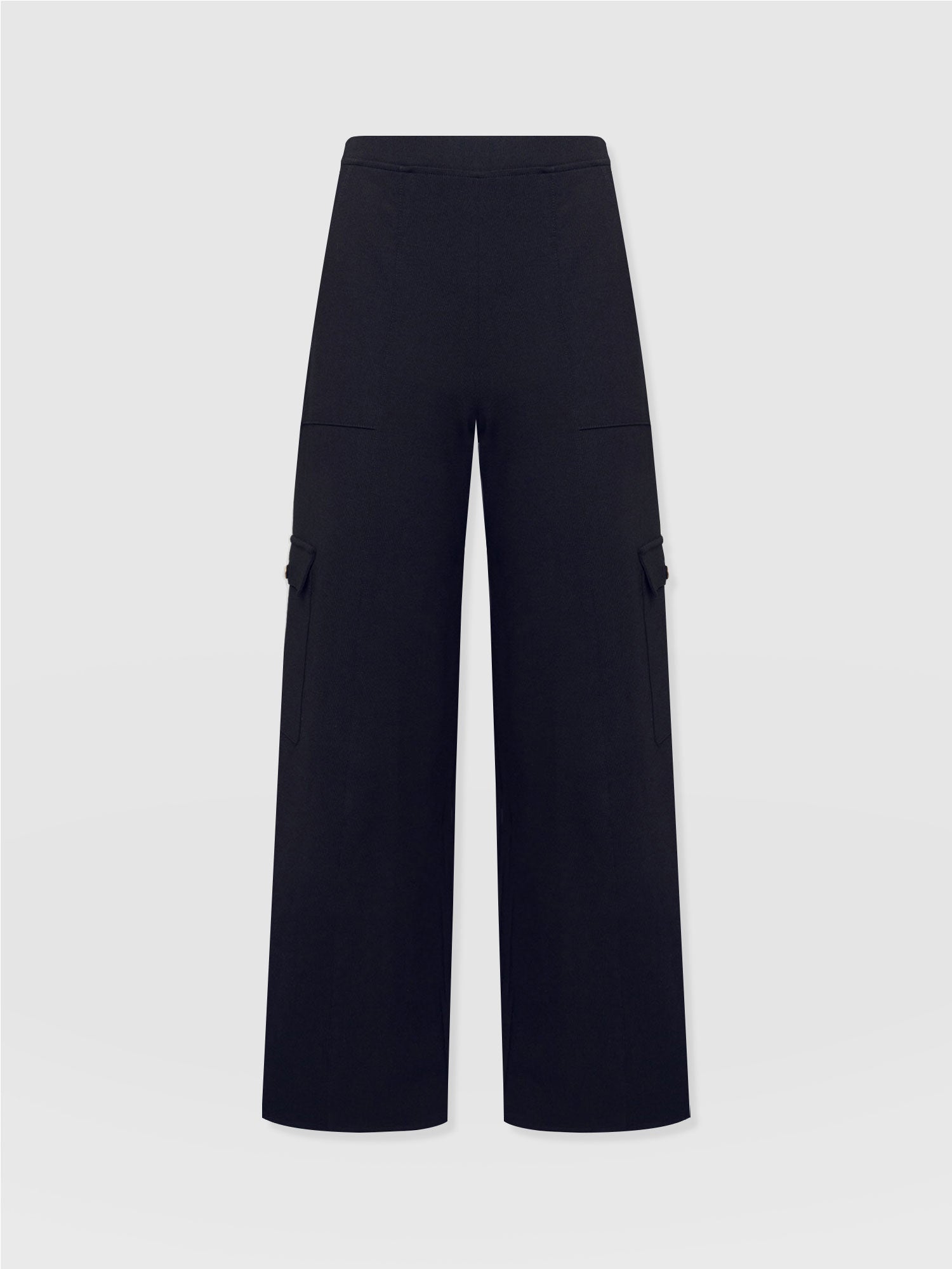 Cargo Chelsea Wide Leg Pant Navy  - Women's Pants | Saint + Sofia® USA