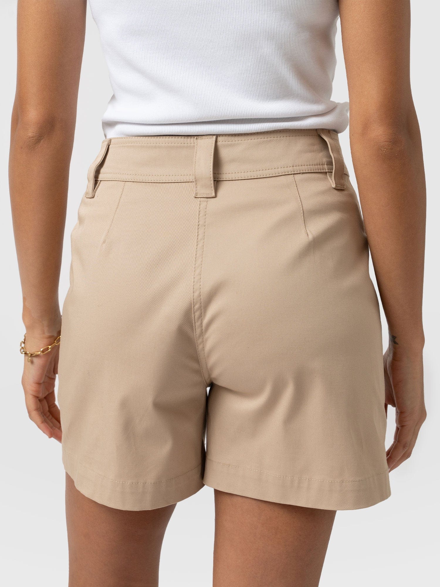 Cargo Short Beige - Women's Shorts | Saint + Sofia® USA