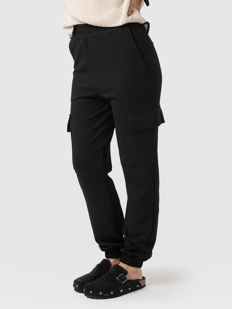 Cargo Tapered Pant - Black - Women's Pants | Saint + Sofia® US