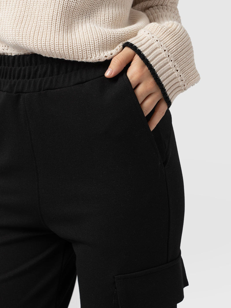 Cargo Tapered Pant - Black - Women's Pants | Saint + Sofia® US