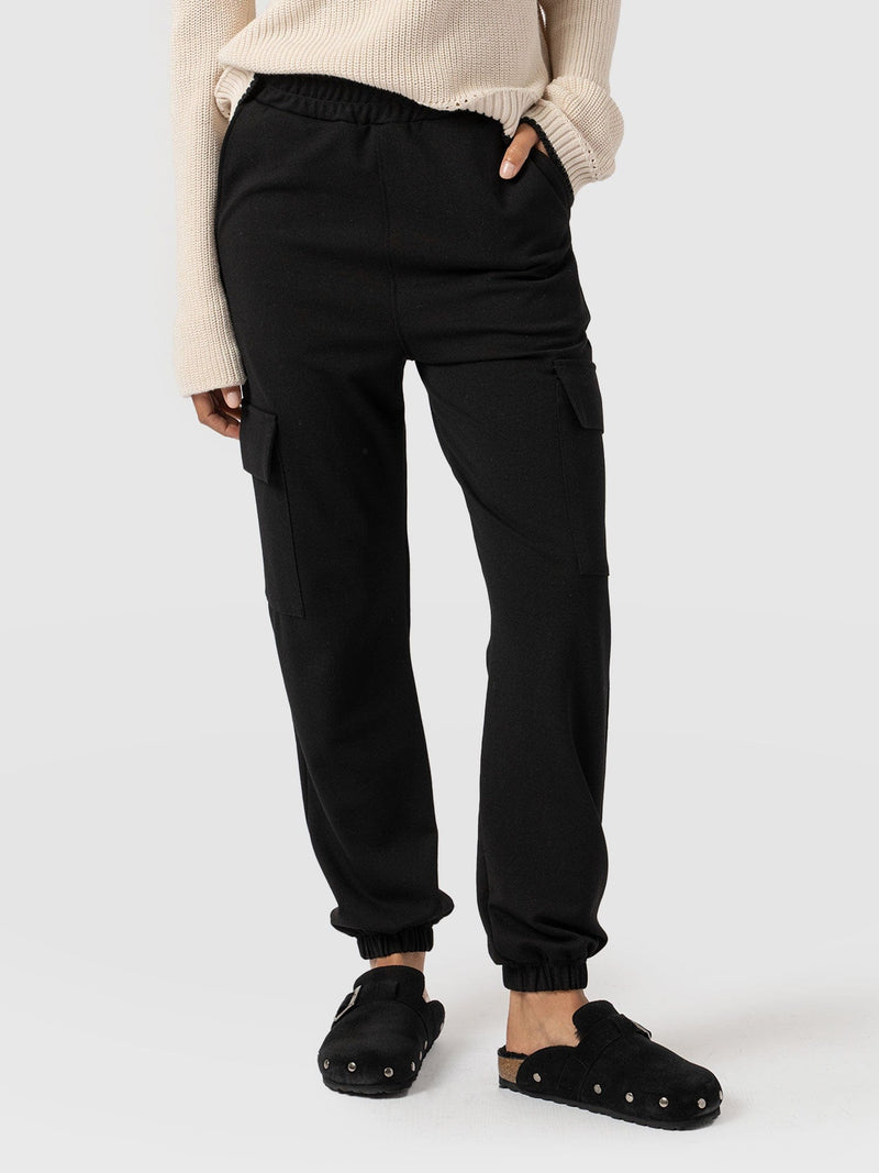 Cargo Tapered Pant - Black - Women's Pants | Saint + Sofia® US