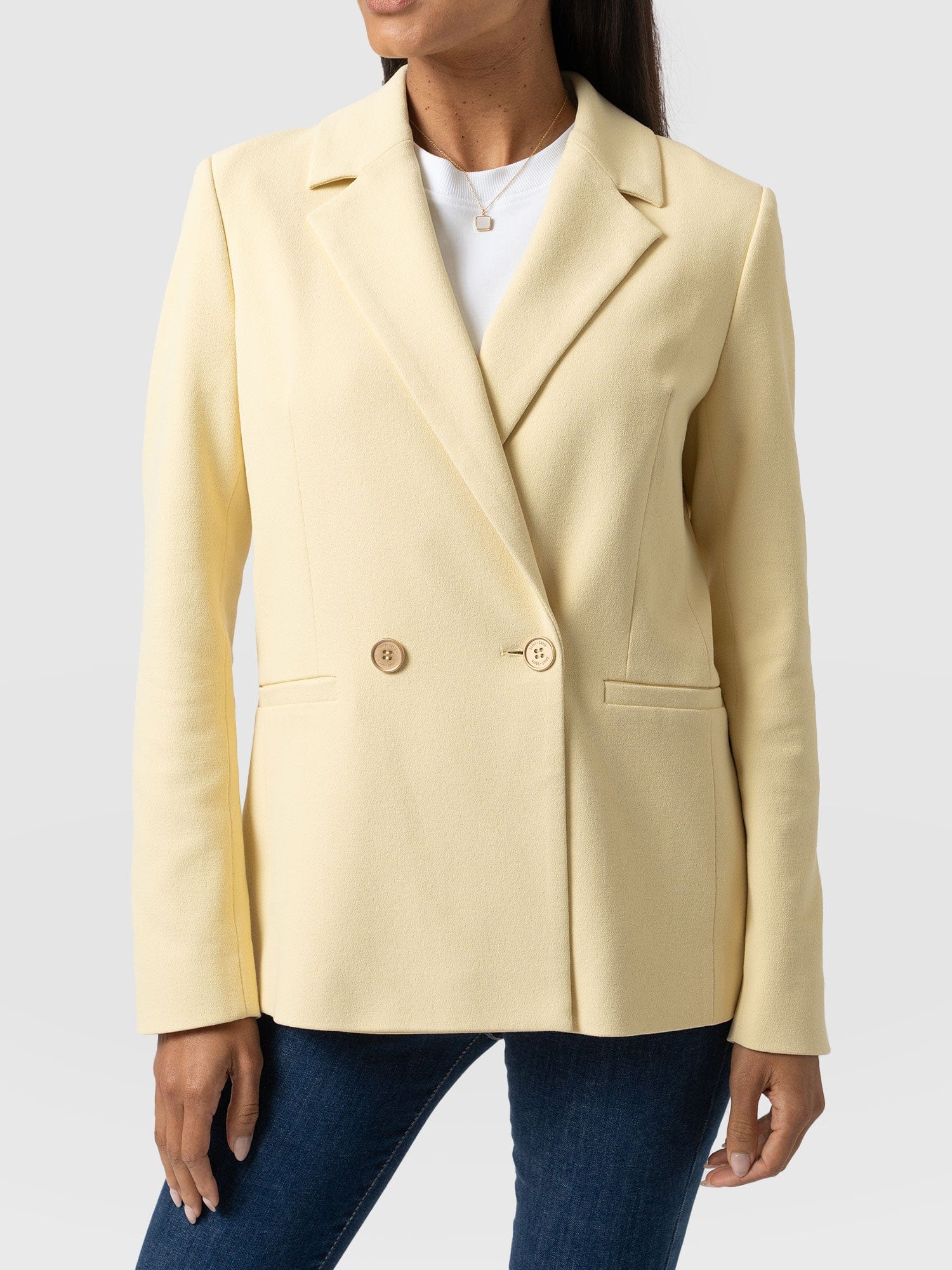 Carmen Blazer Yellow - Women's Blazers | Saint + Sofia® USA