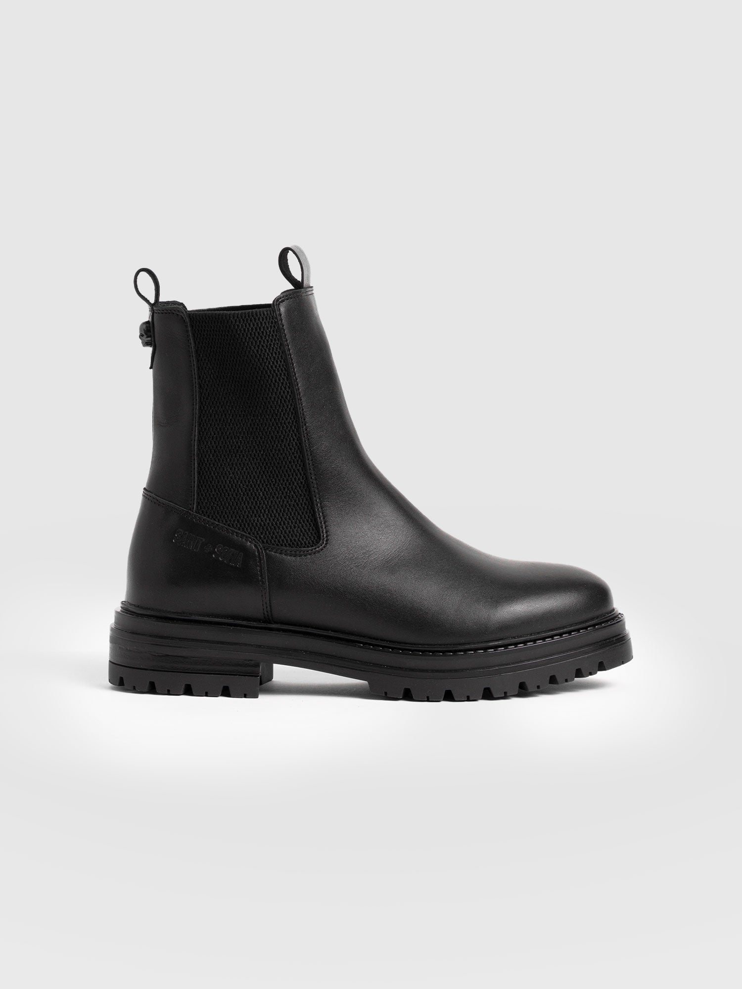 Carnaby Chelsea Boot Black - Women's Leather Boots | Saint + Sofia® US