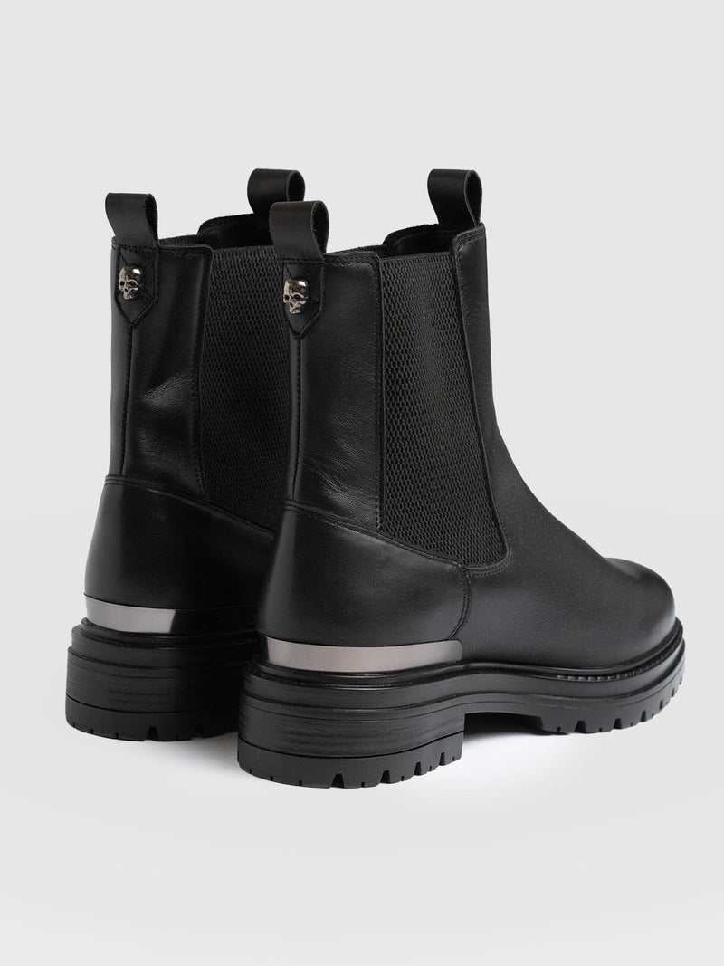 Carnaby Chelsea Boot Black - Women's Leather Boots | Saint + Sofia® US