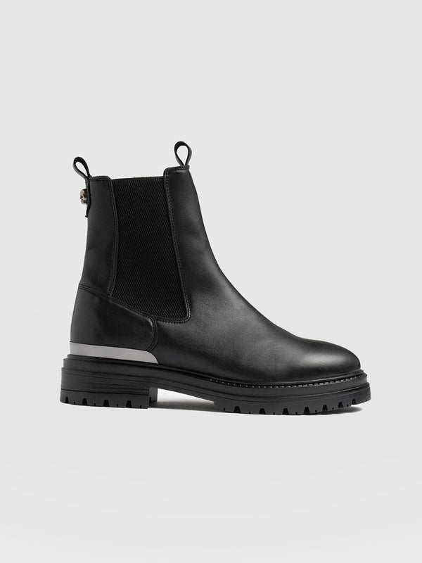 Carnaby Chelsea Boot Black - Women's Leather Boots | Saint + Sofia® US