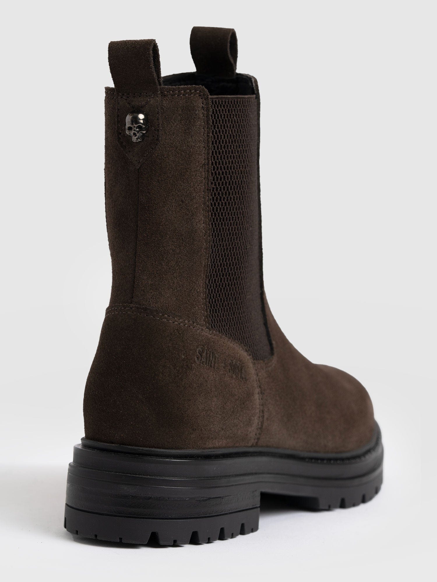Carnaby Chelsea Boot - Chocolate Suede - Women's Shoes | Saint + Sofia® USA