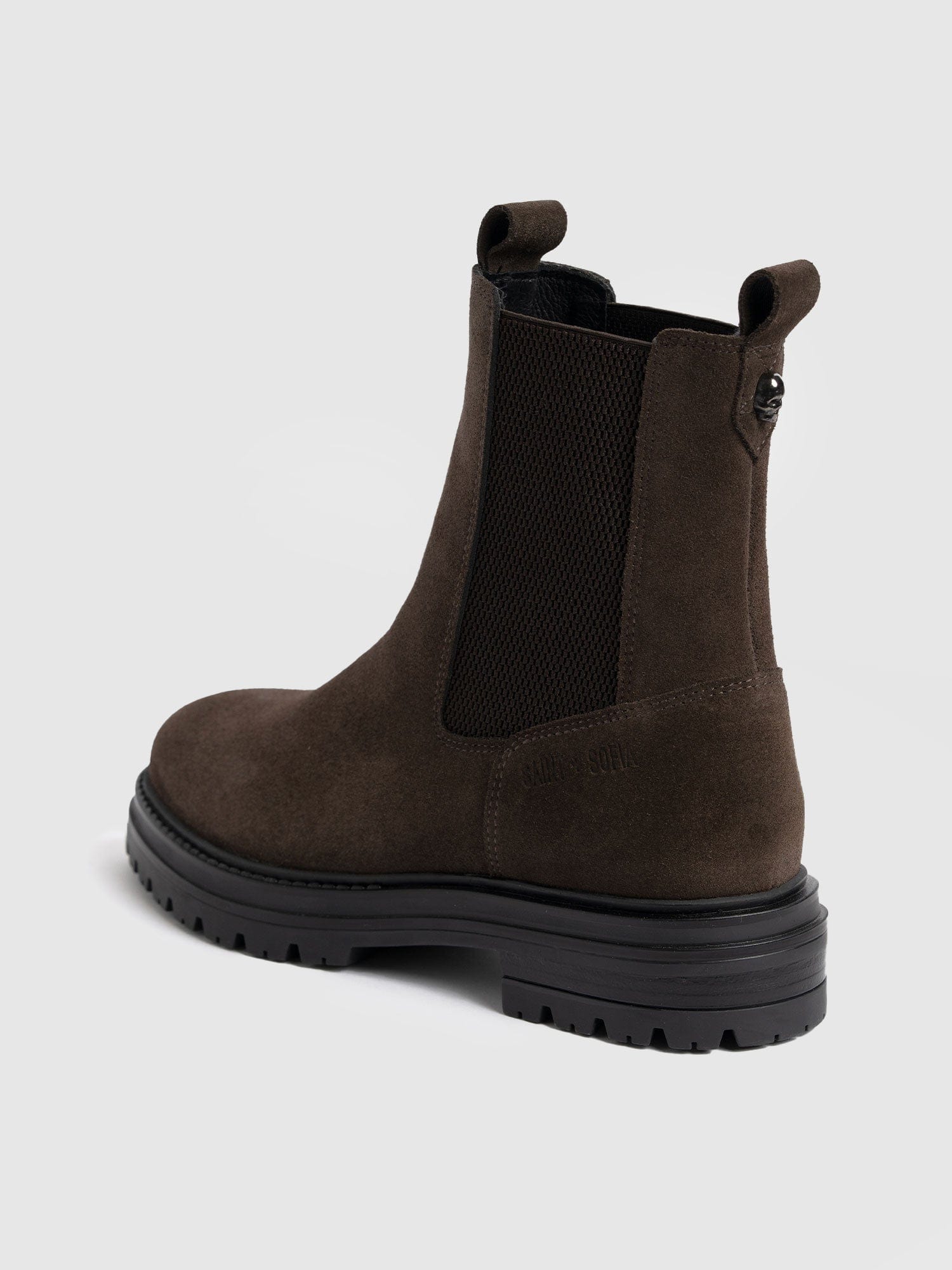 Carnaby Chelsea Boot - Chocolate Suede - Women's Shoes | Saint + Sofia® USA