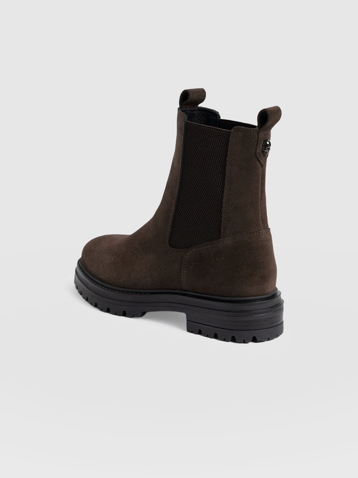 Carnaby Chelsea Boot - Chocolate Suede - Women's Shoes | Saint + Sofia® USA