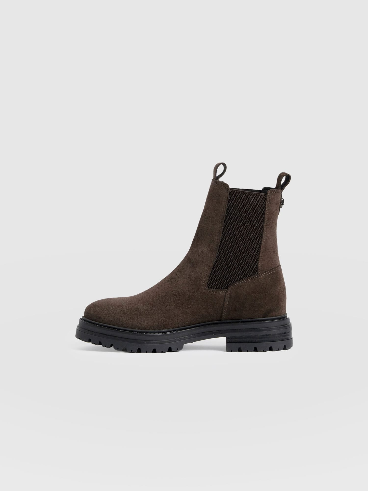 Carnaby Chelsea Boot - Chocolate Suede - Women's Shoes | Saint + Sofia® USA