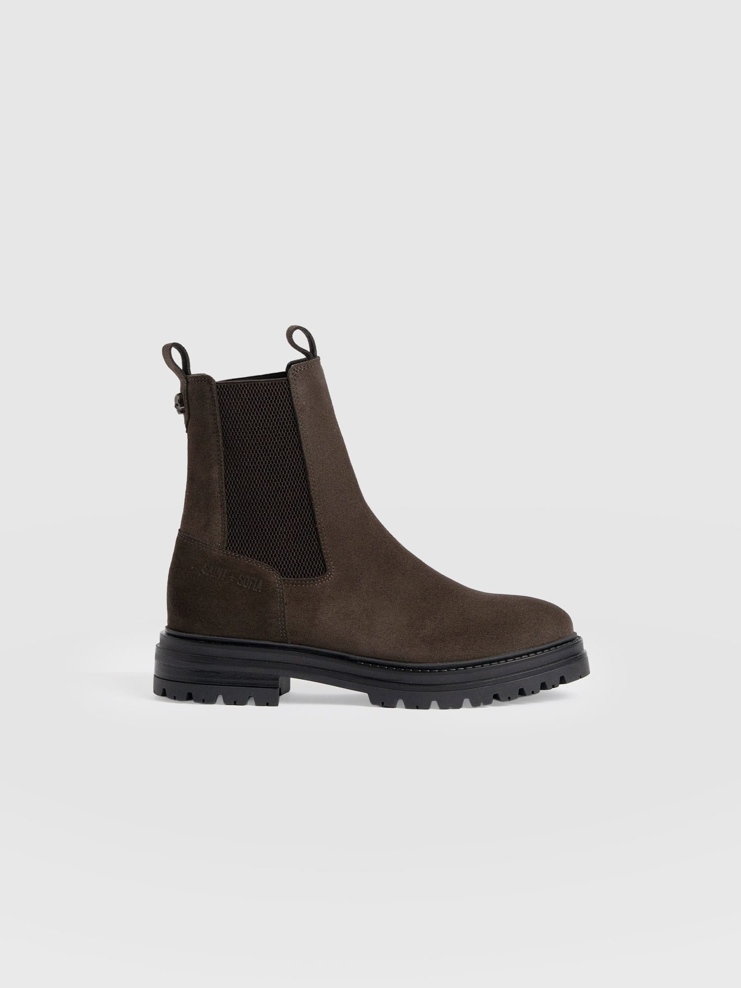 Carnaby Chelsea Boot - Chocolate Suede - Women's Shoes | Saint + Sofia® USA