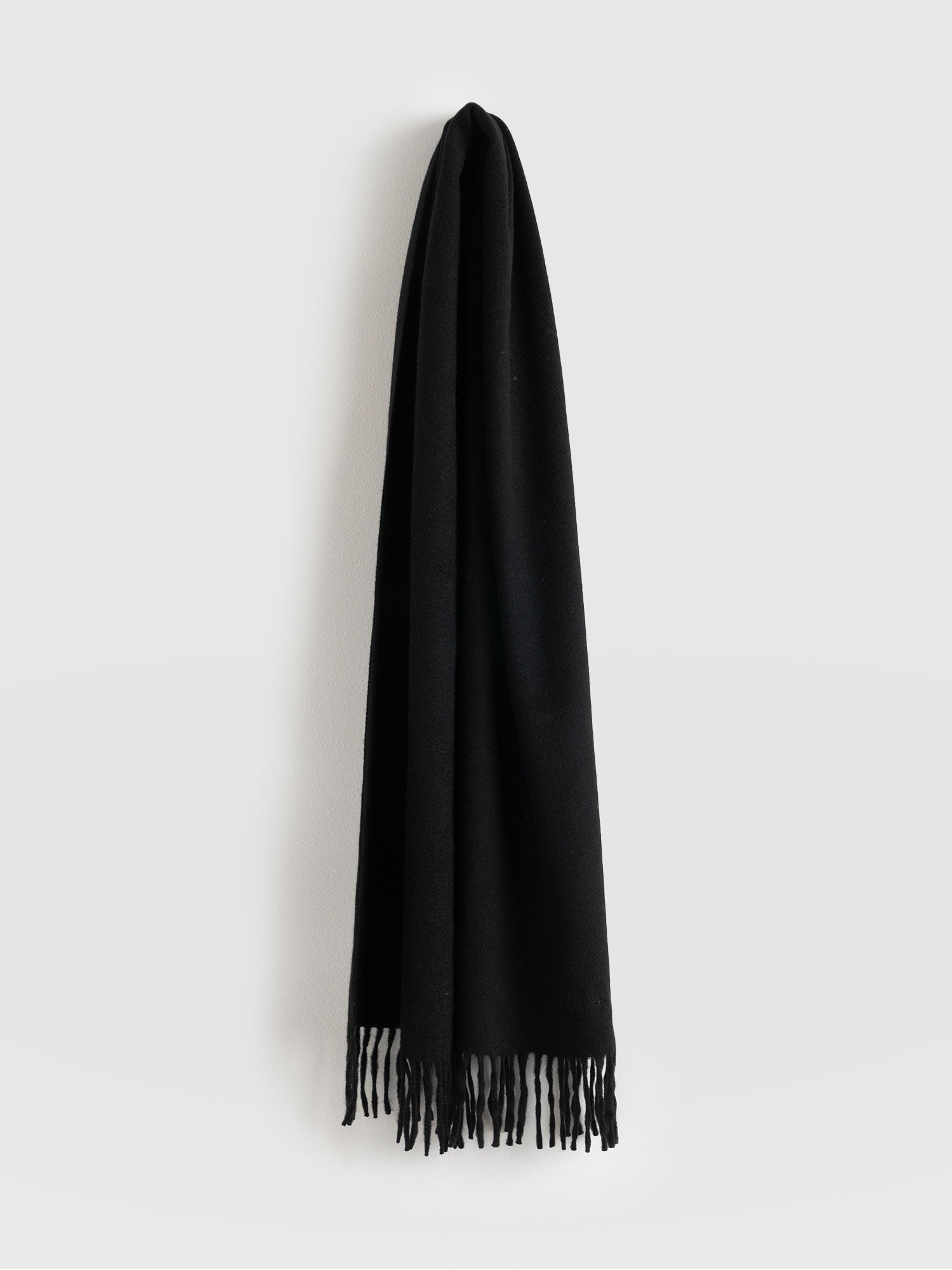 Ladies black cashmere scarf new arrivals