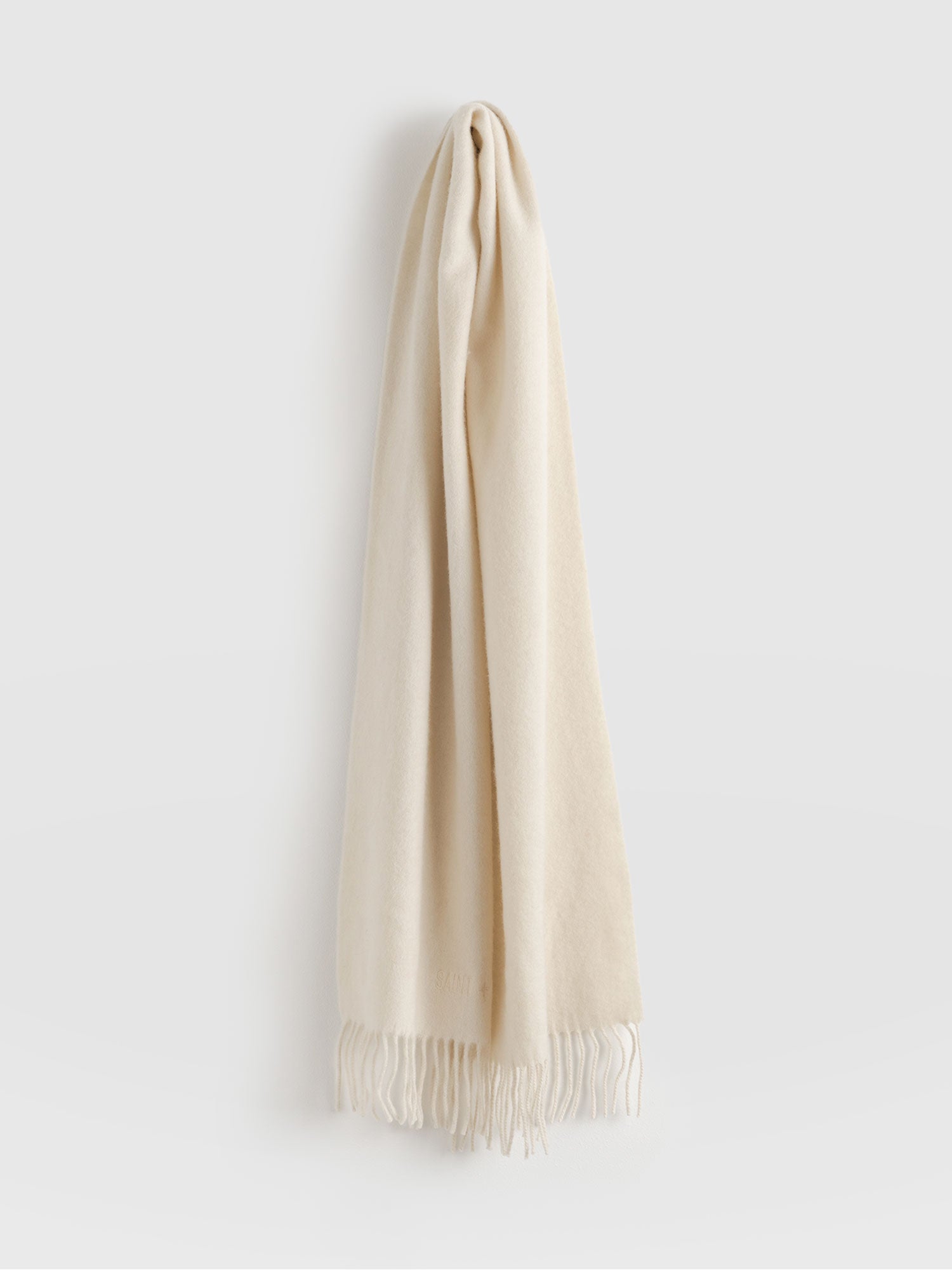 Cream cashmere scarf new arrivals