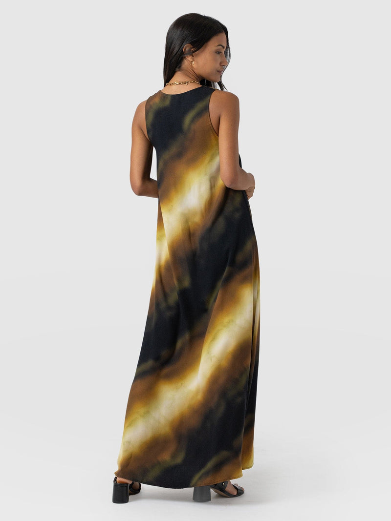 Celeste Maxi Dress - Yellow Gradient - Women's Dresses | Saint + Sofia® USA