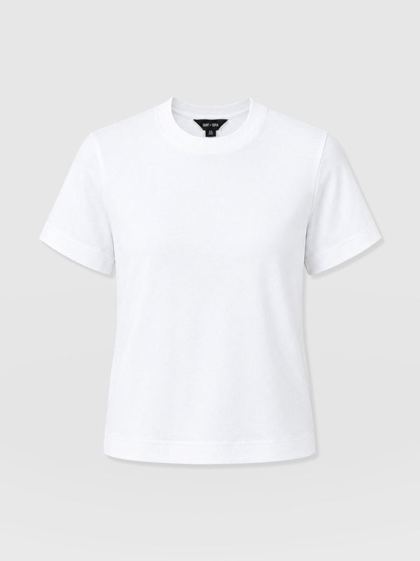 Chelsea Crew Neck Tee - White