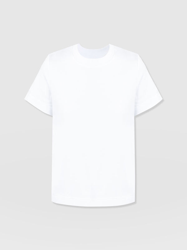 Chelsea Crew Neck Tee White - Women's T-Shirts | Saint + Sofia® USA