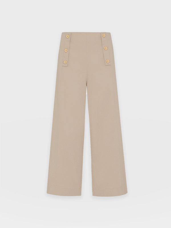 Chelsea Culotte Beige - Women's Culottes | Saint + Sofia® USA