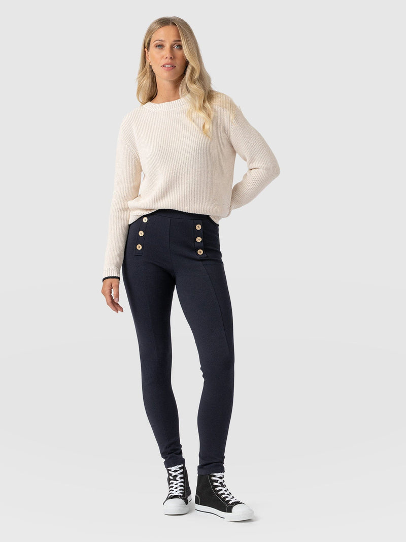 Chelsea Legging Navy - Women's Leggings | Saint + Sofia® US