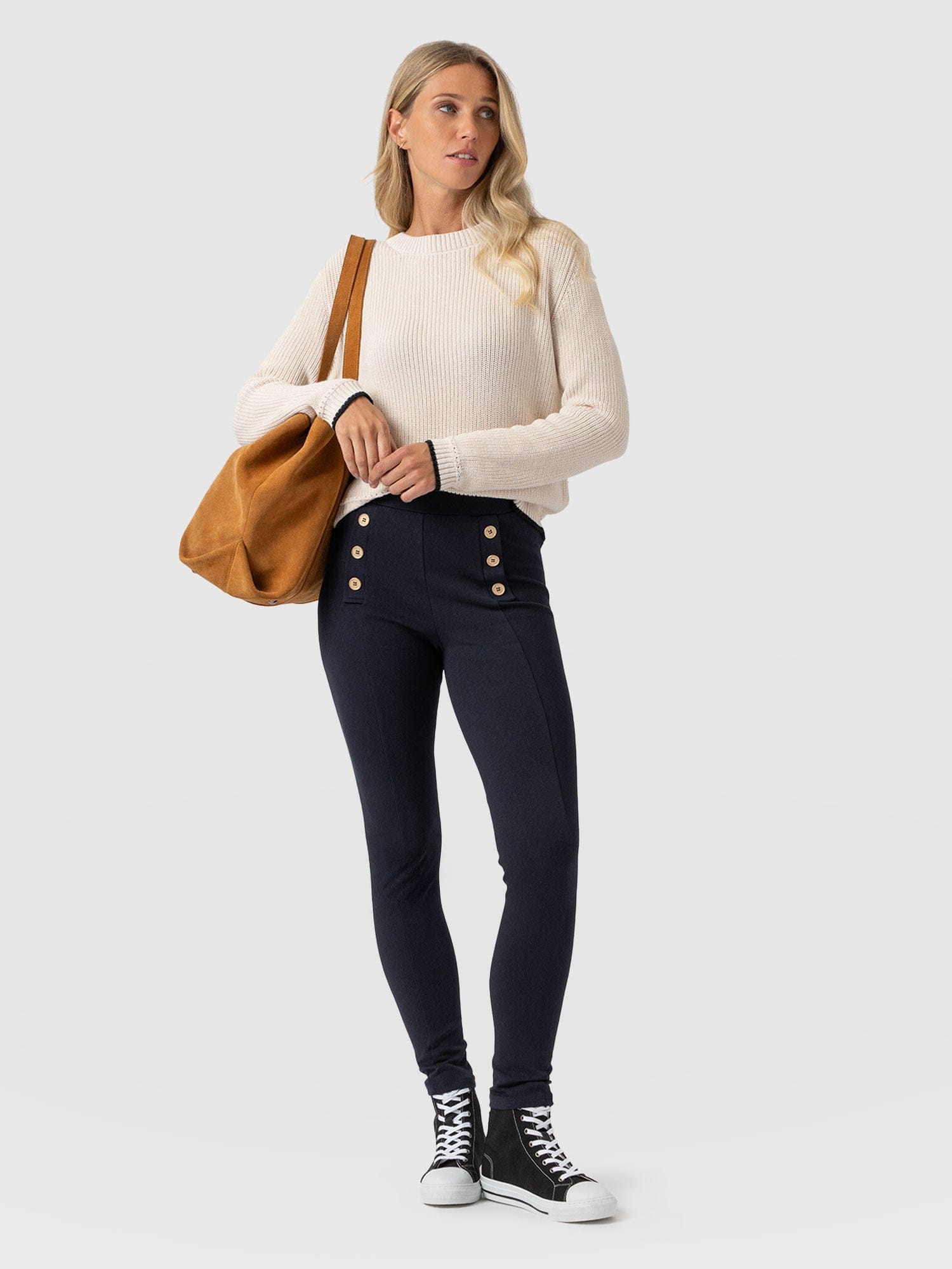Chelsea Legging Navy - Women's Leggings | Saint + Sofia® US