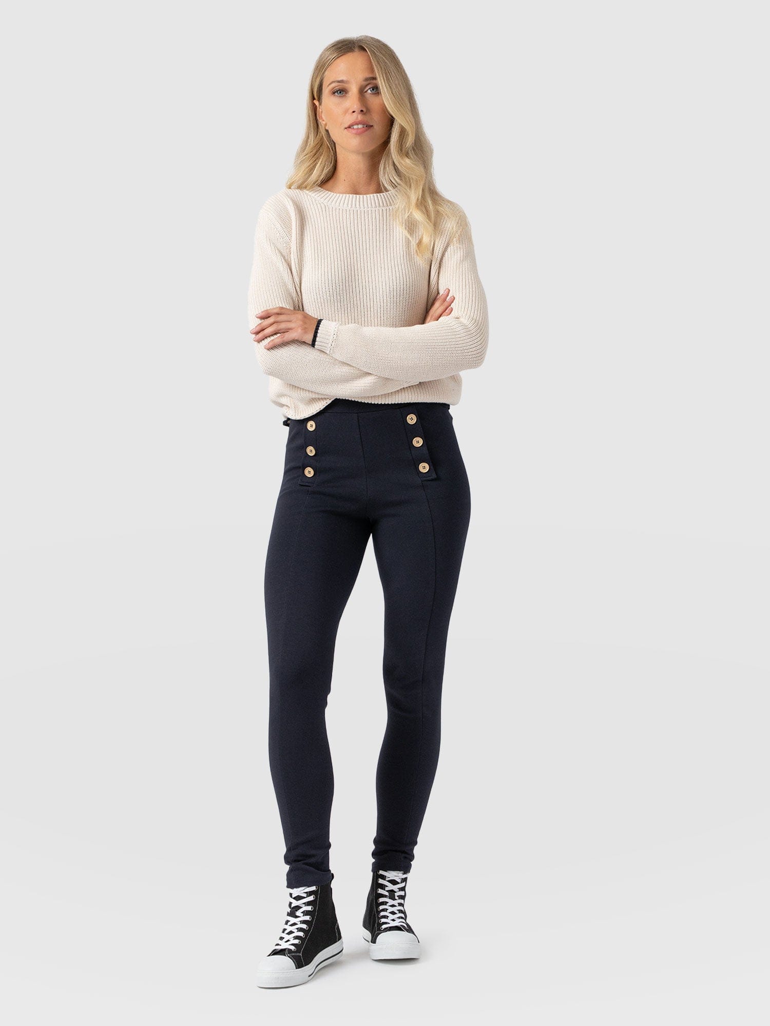 Chelsea Legging Navy - Women's Leggings | Saint + Sofia® US