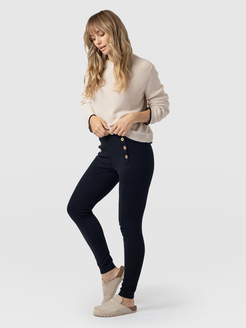 Chelsea Legging Navy - Women's Leggings | Saint + Sofia® US