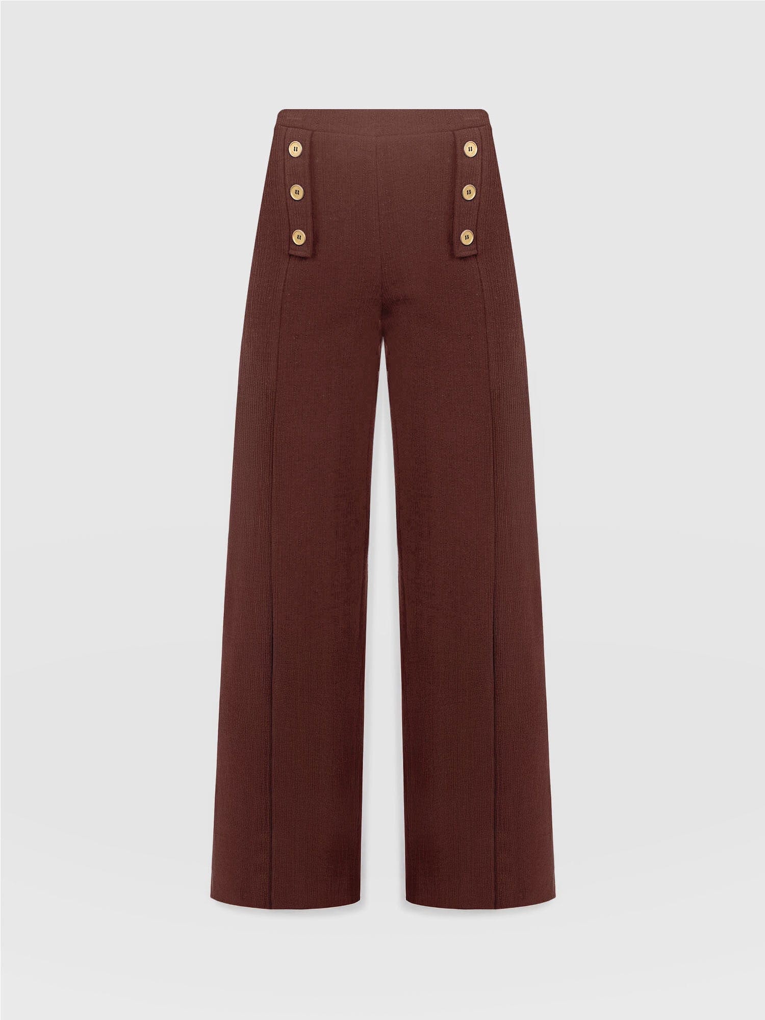 Chelsea Pant - Maroon Textured - Women's Trousers | Saint + Sofia® USA