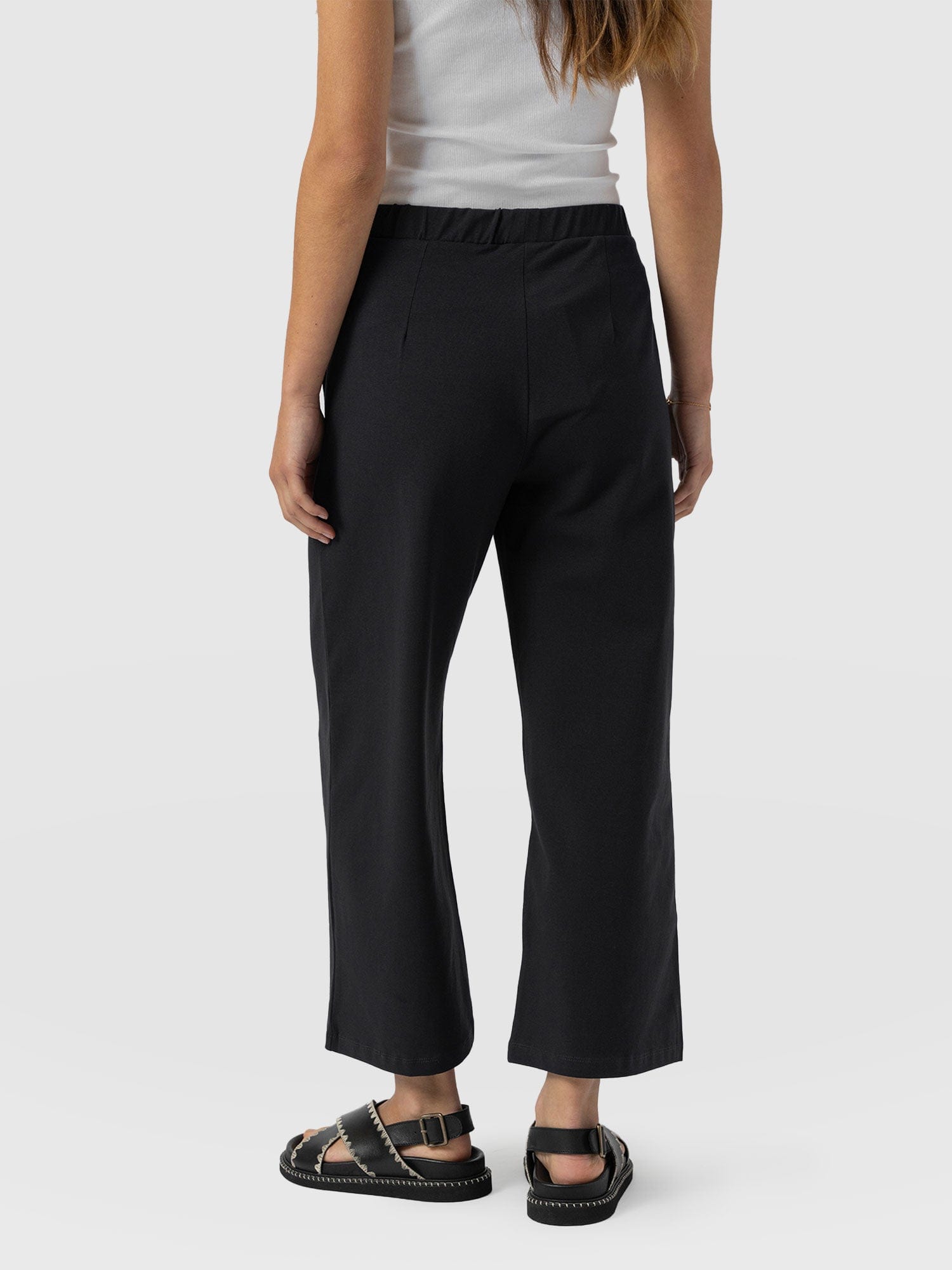 City Culotte Black - Women's Culottes | Saint + Sofia® USA