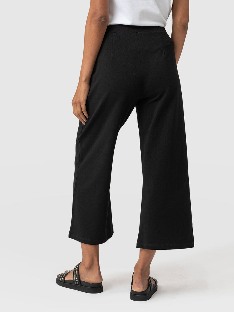 City Culotte Black - Women's Culottes | Saint + Sofia® USA