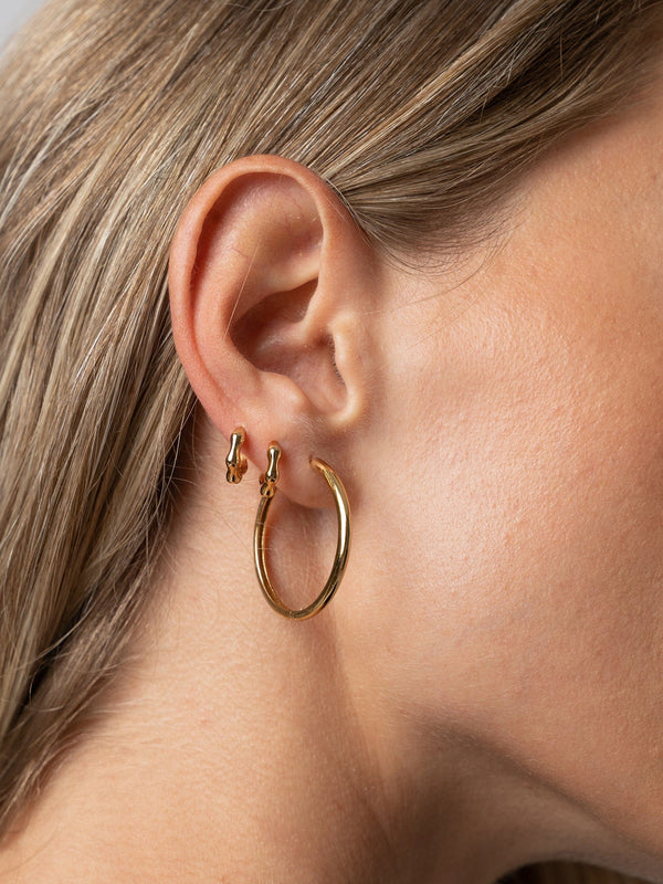 Classic Hoop Earrings Gold - Women's Jewellery | Saint + Sofia® USA