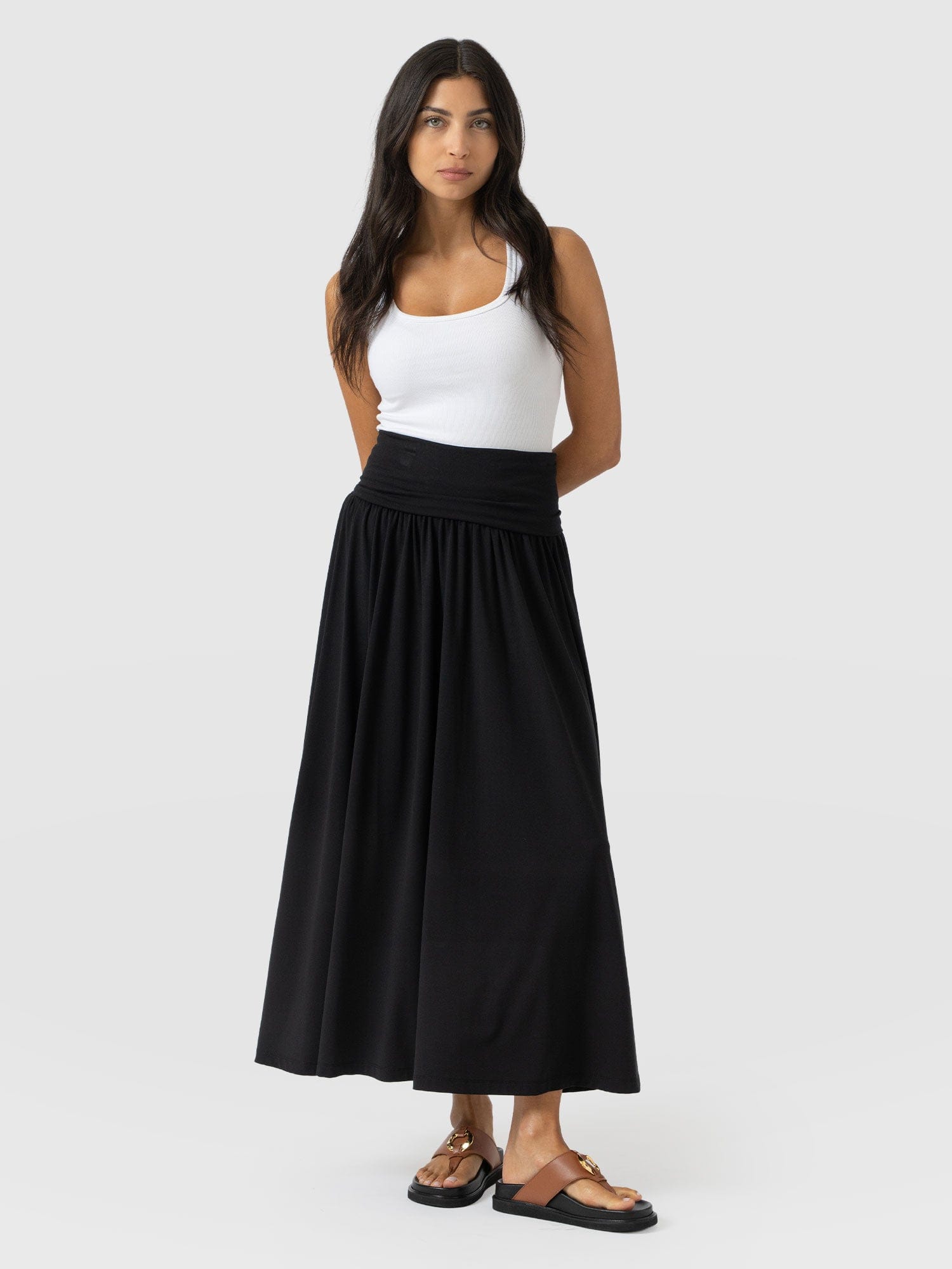 Cleo Multiway Skirt - Black - Women's Skirts | Saint + Sofia® USA