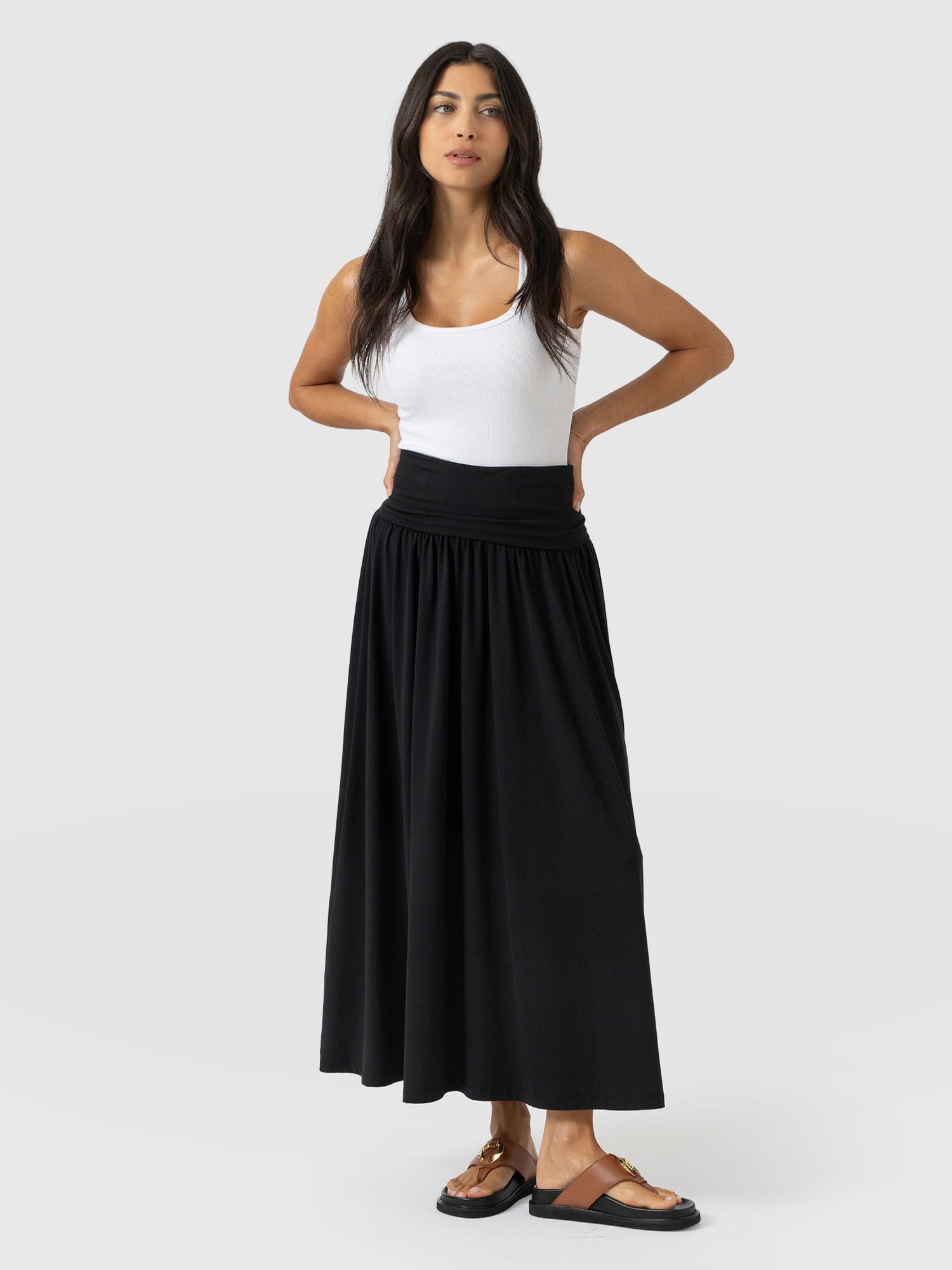 Cleo Multiway Skirt - Black - Women's Skirts | Saint + Sofia® USA