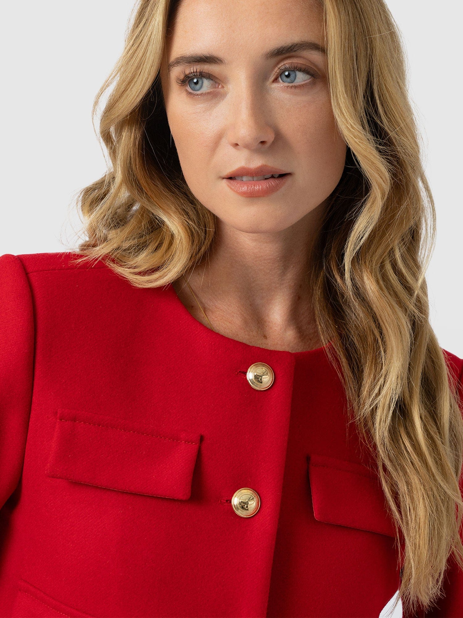 Colette Jacket - Red - Women's Jackets | Saint + Sofia® USA
