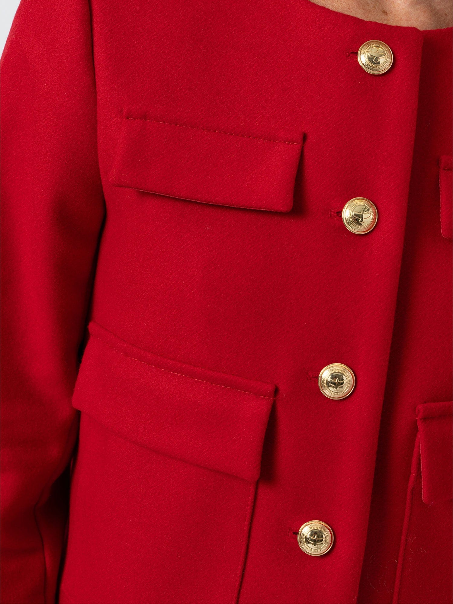 Colette Jacket - Red - Women's Jackets | Saint + Sofia® USA