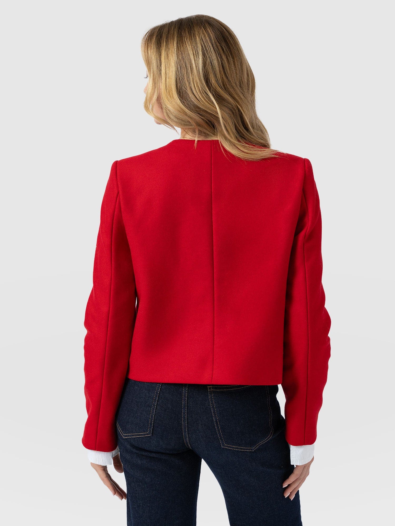 Colette Jacket - Red - Women's Jackets | Saint + Sofia® USA