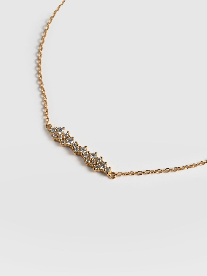 Constellation Cluster Bar Bracelet Gold - Women's Jewellery | Saint + Sofia® USA