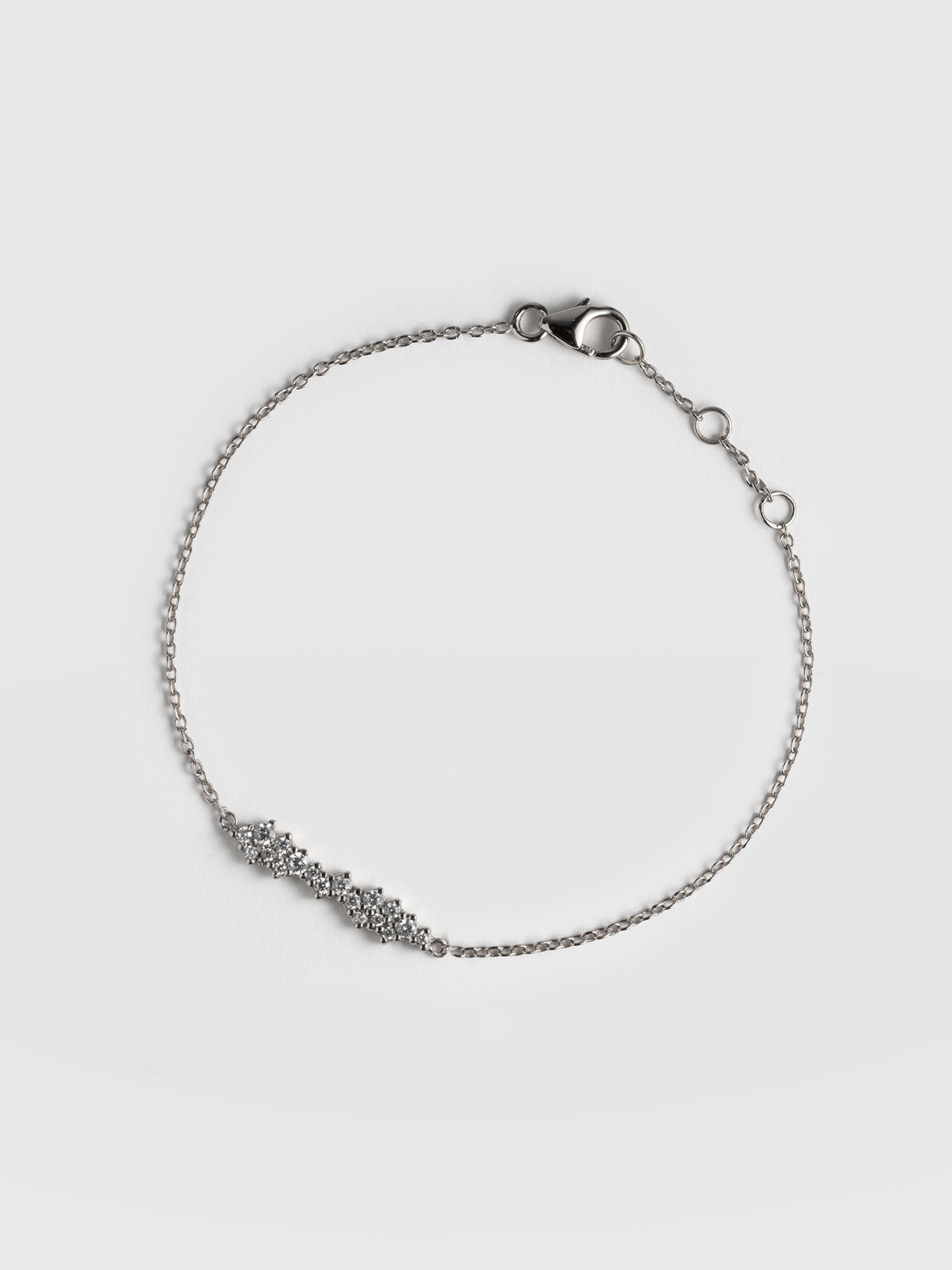 Constellation Cluster Bar Bracelet Silver - Women's Jewellery | Saint + Sofia® USA