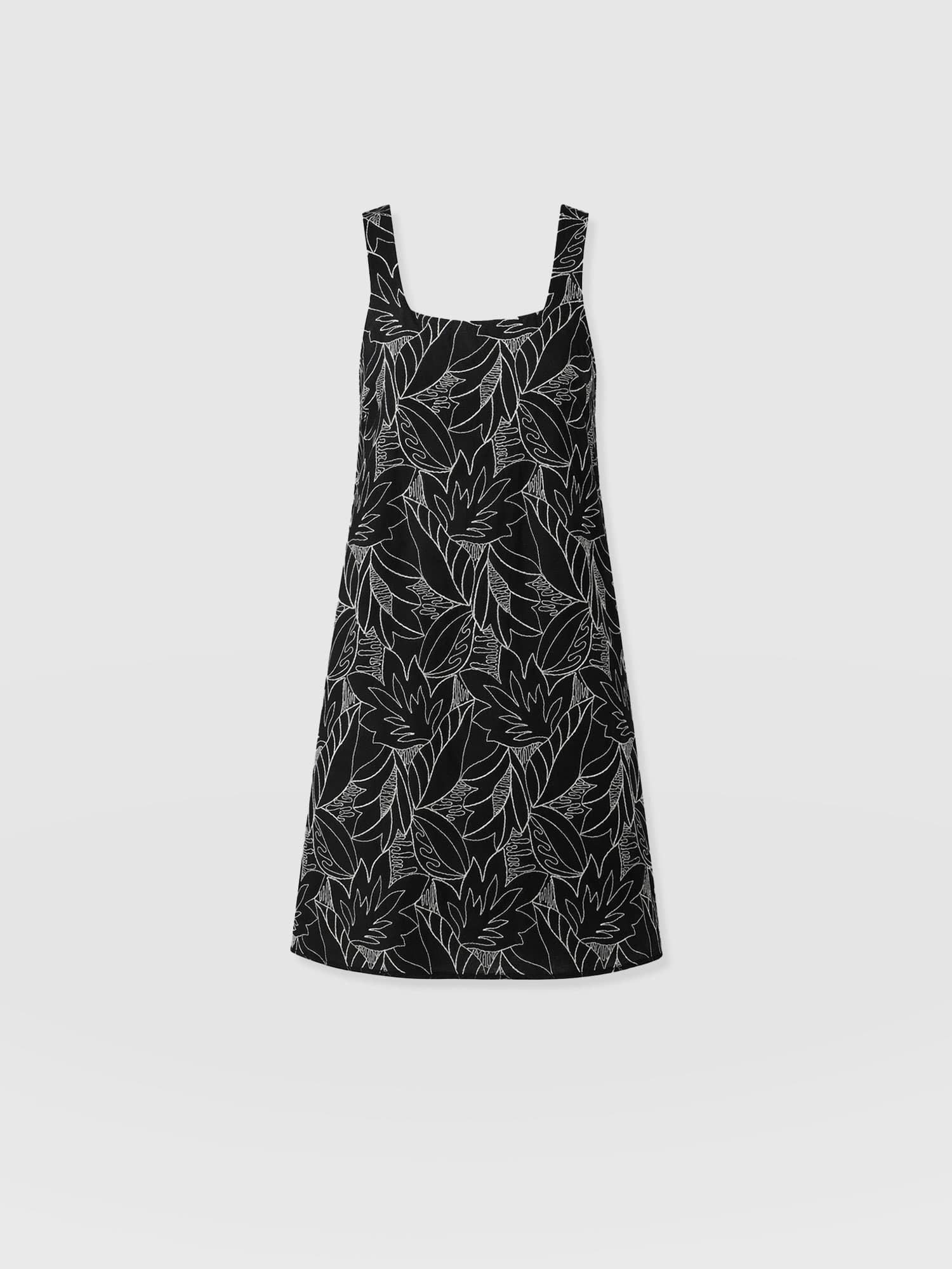 Corinne Cami Dress - Black Embroidered - Women's Dresses | Saint + Sofia® USA