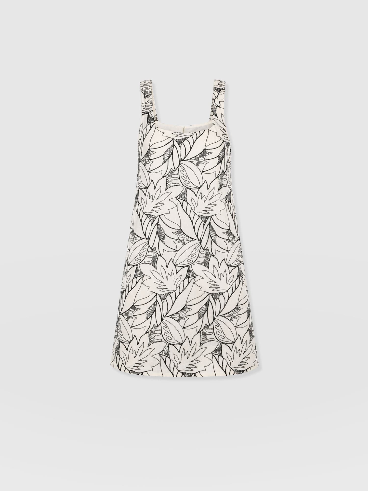 Corinne Cami Dress - Cream Embroidered - Women's Dresses | Saint + Sofia® USA