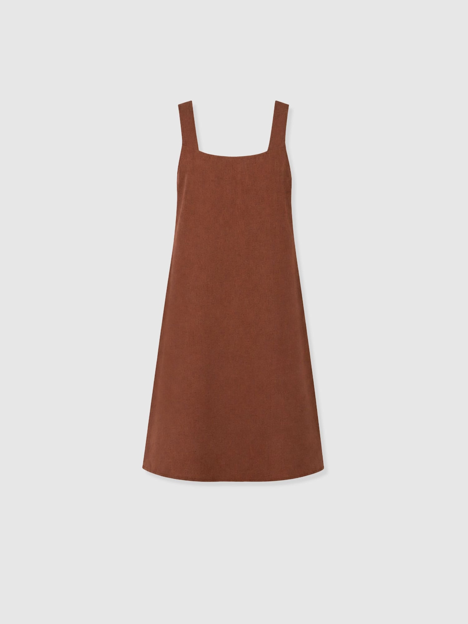Corinne Linen Cami Dress - Russet Brown - Women's Dresses | Saint + Sofia® USA