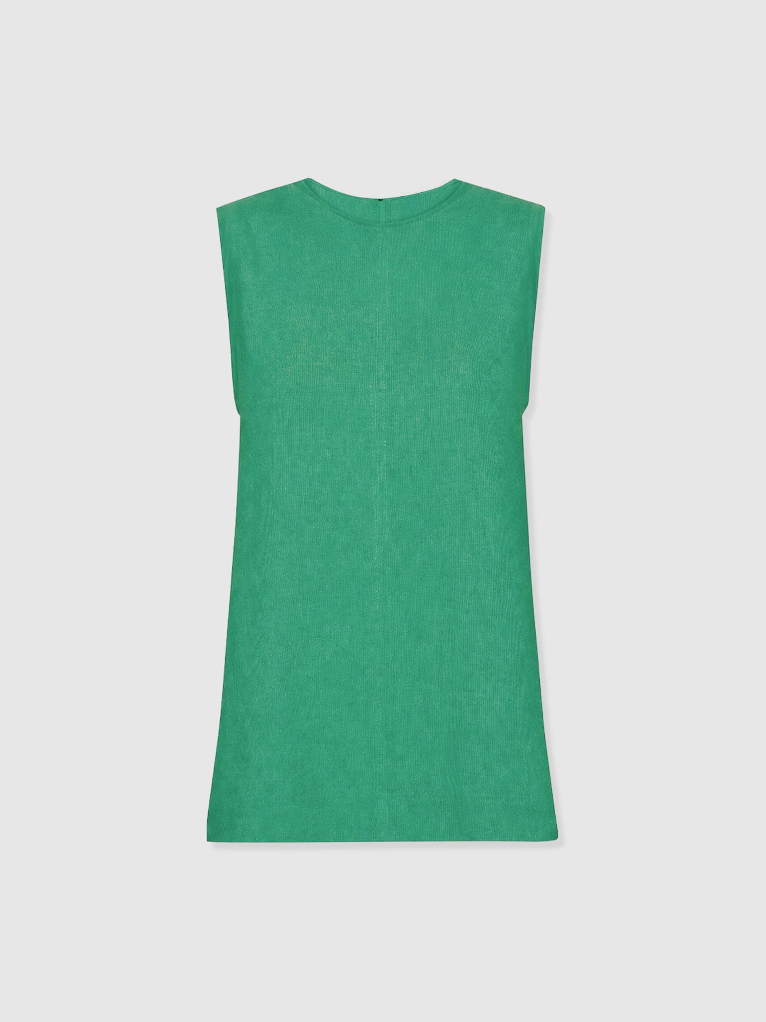 Corinne Linen Tunic - Green