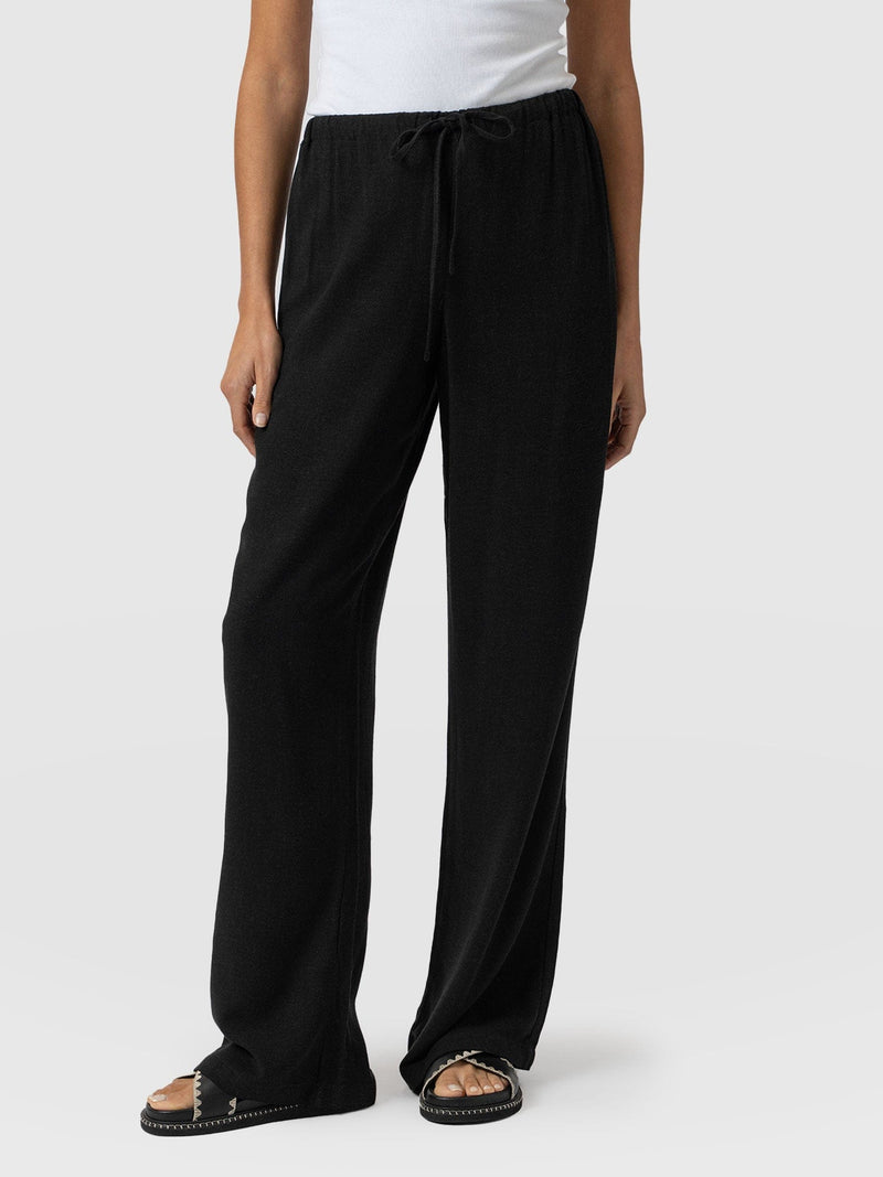 Corinne Pant Black - Women's Trousers | Saint + Sofia® USA