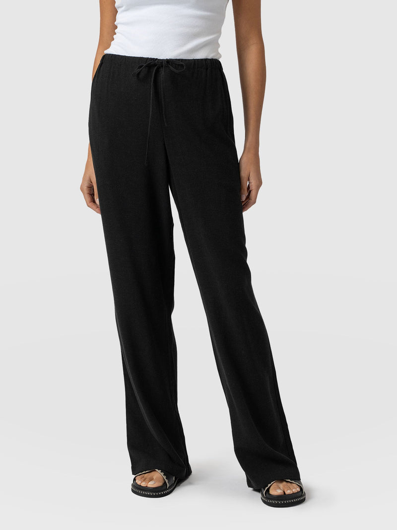 Corinne Pant Black - Women's Trousers | Saint + Sofia® USA