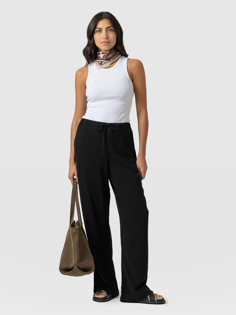 Corinne Pant Black - Women's Trousers | Saint + Sofia® USA