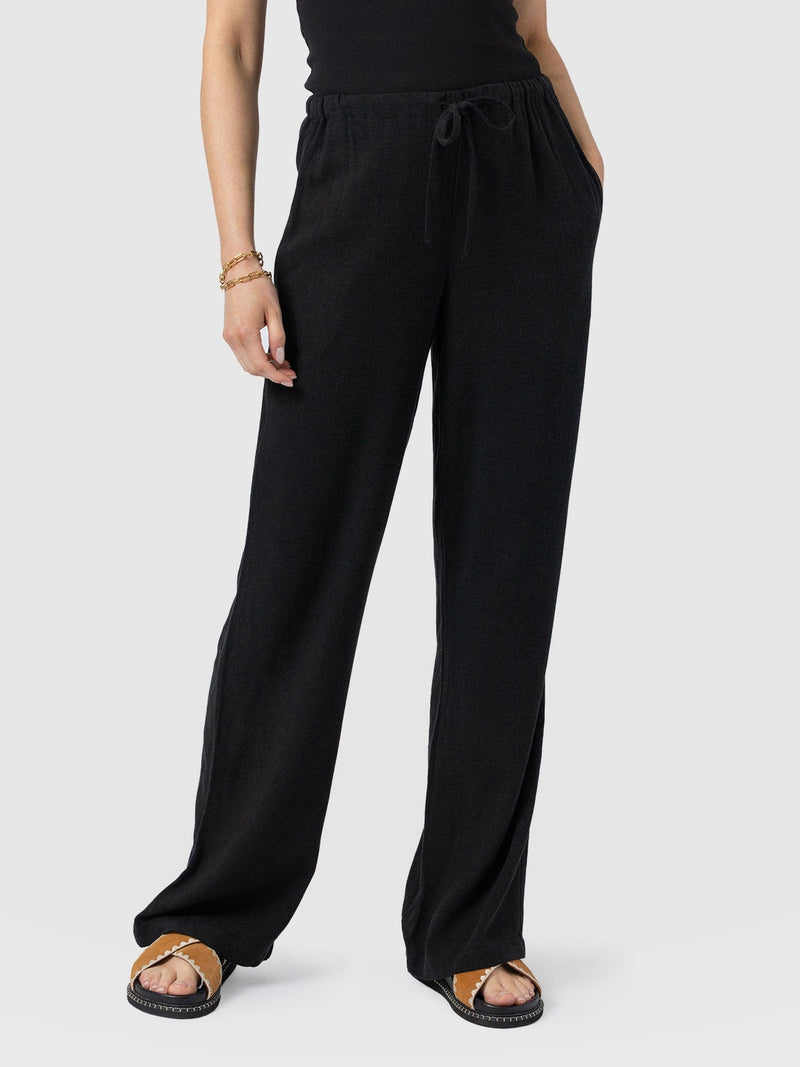 Corinne Pant Black - Women's Trousers | Saint + Sofia® USA