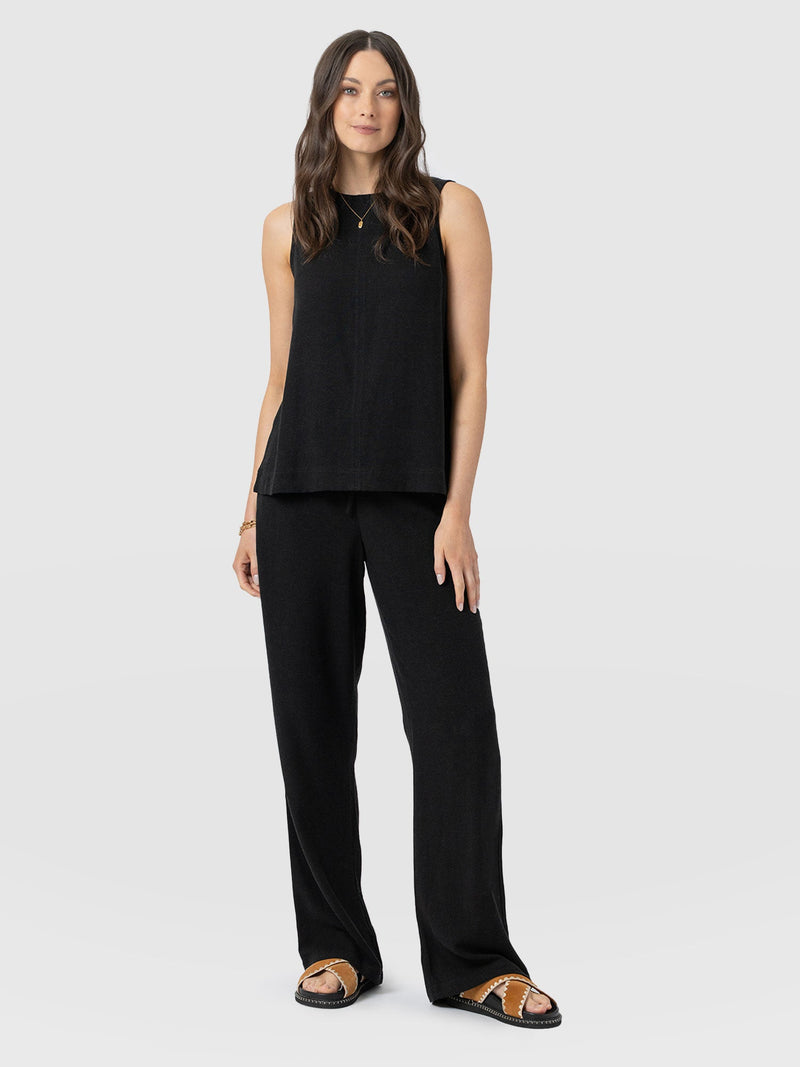 Corinne Pant Black - Women's Trousers | Saint + Sofia® USA
