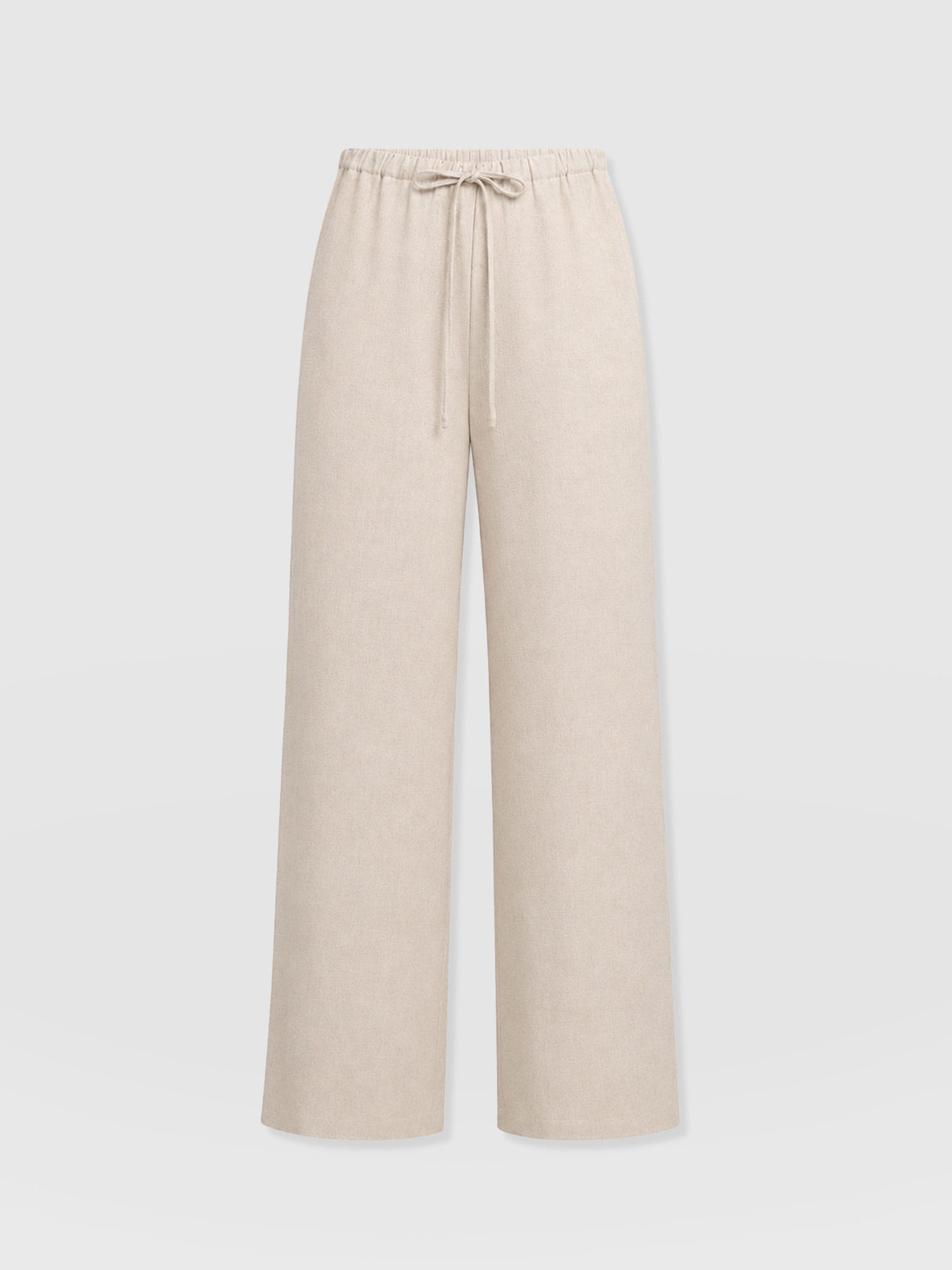 Corinne Pant Oatmeal - Women's Culottes | Saint and Sofia® USA