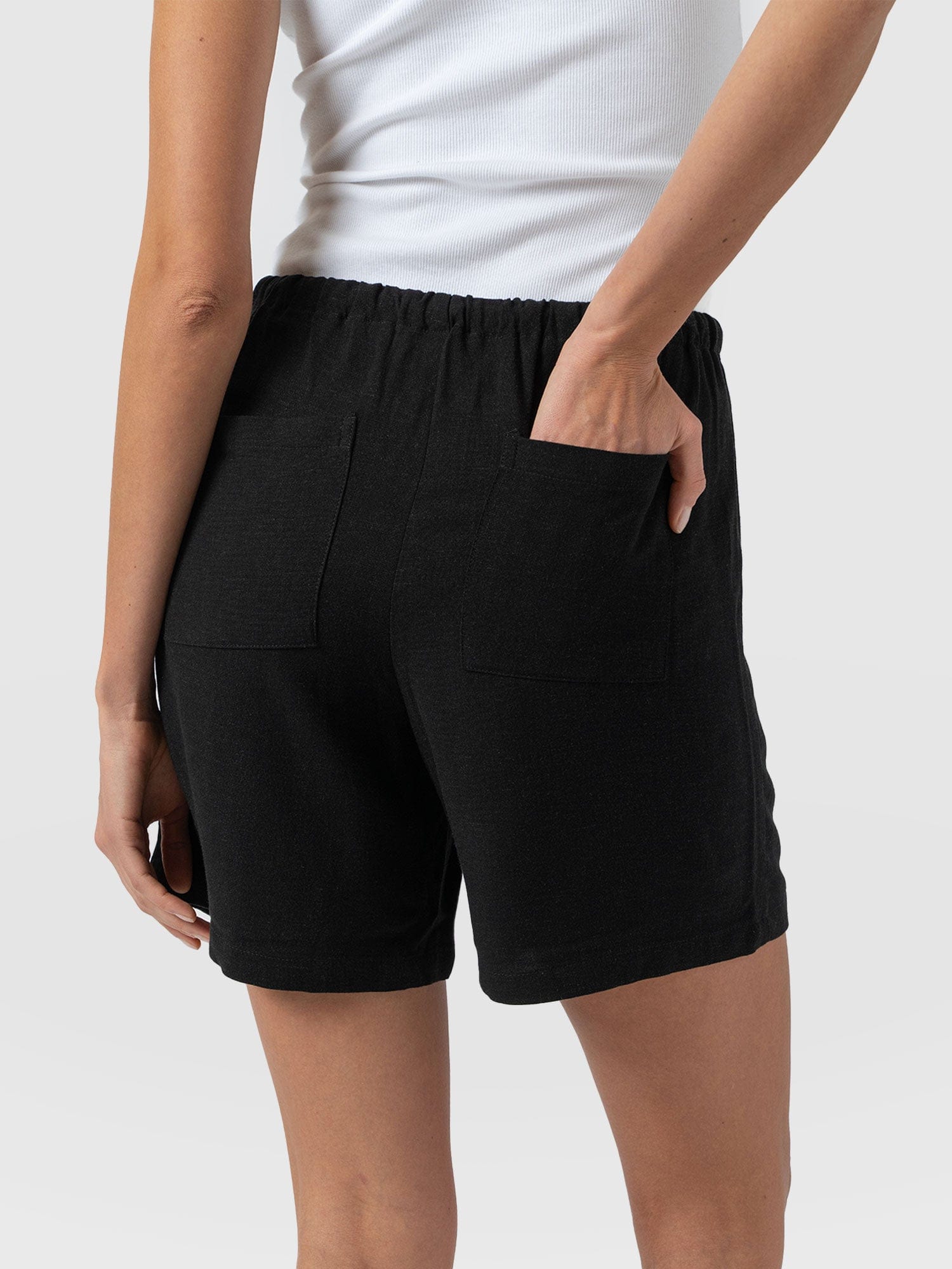 Corinne Short Black - Women's Shorts | Saint + Sofia® USA